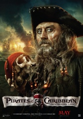 Pirati dei Caraibi-Oltre i confini del mare - Il pirata Barbanera (Ian McShane) - Poster - Sua Maestà